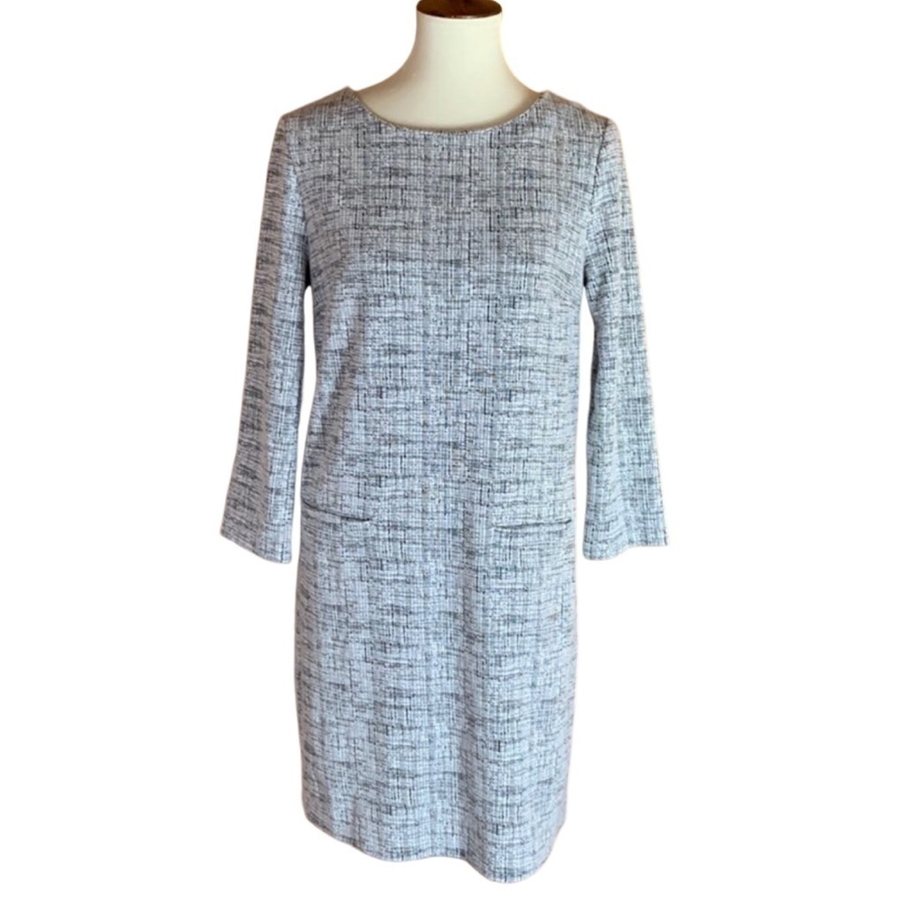 Nicole Miller New York black and white shift dress Size Medium